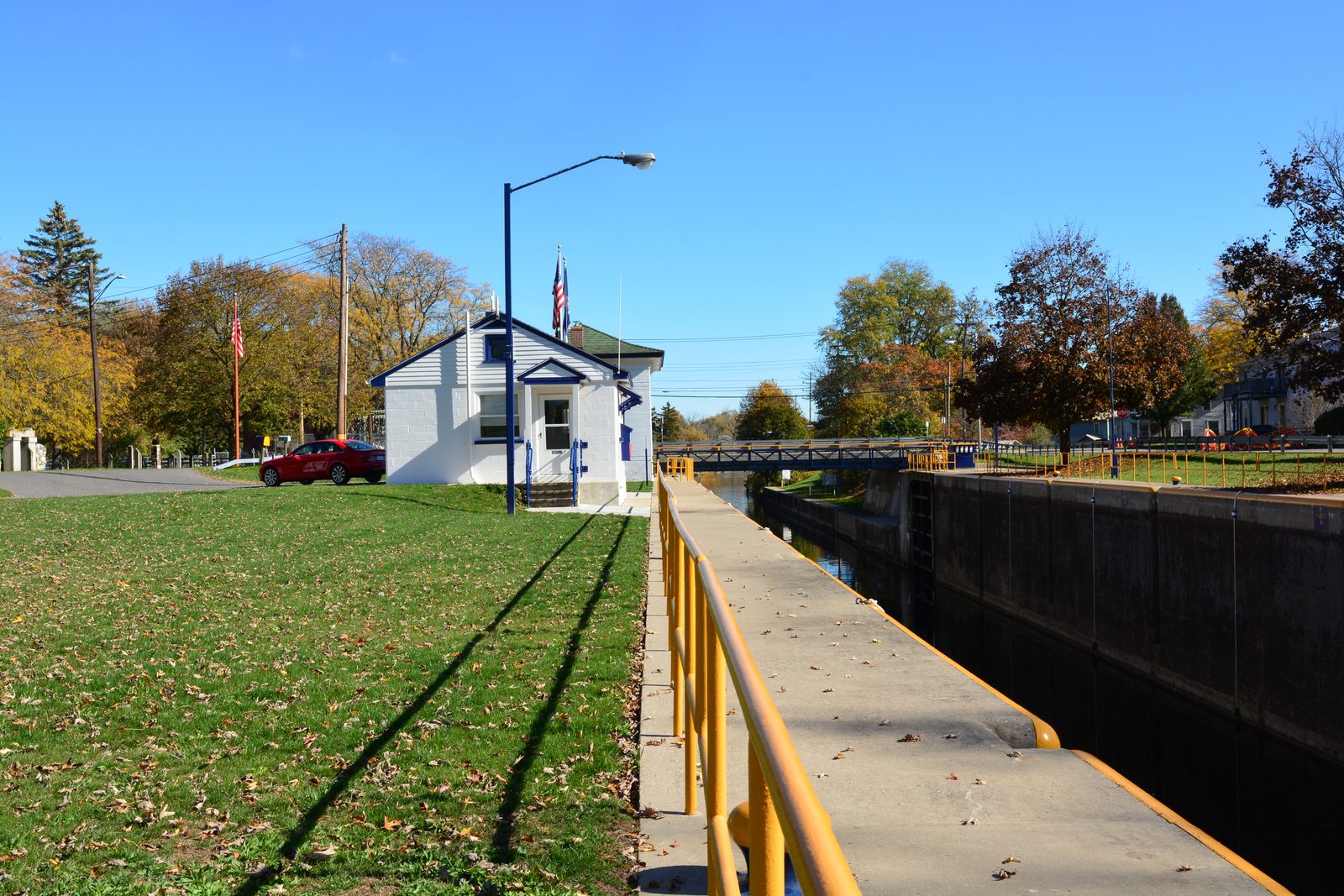 Lock CS4 on the Cayuga-Seneca Canal at Fayette, part of the central NY canal system