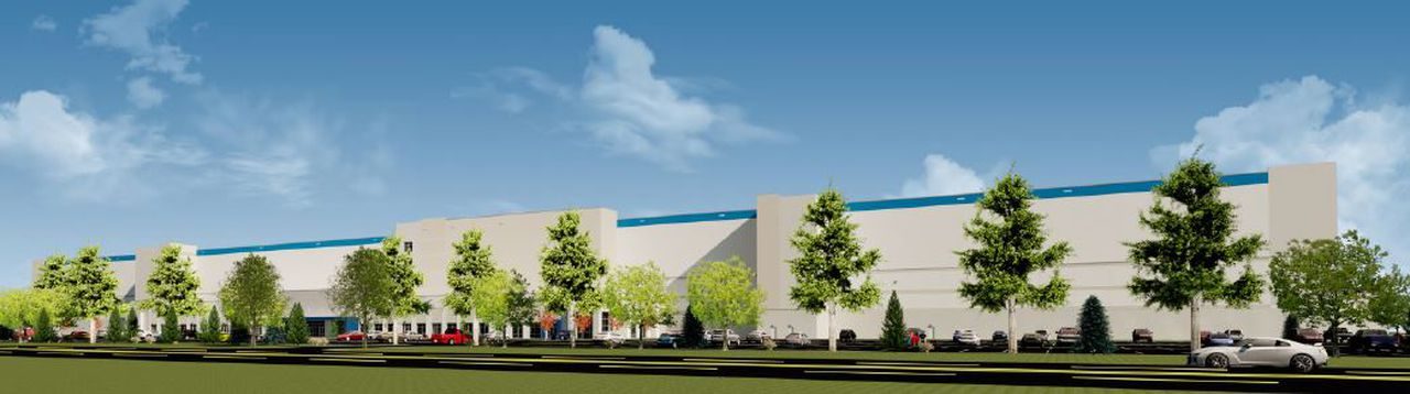 Rendering of the Amazon facility in Clay