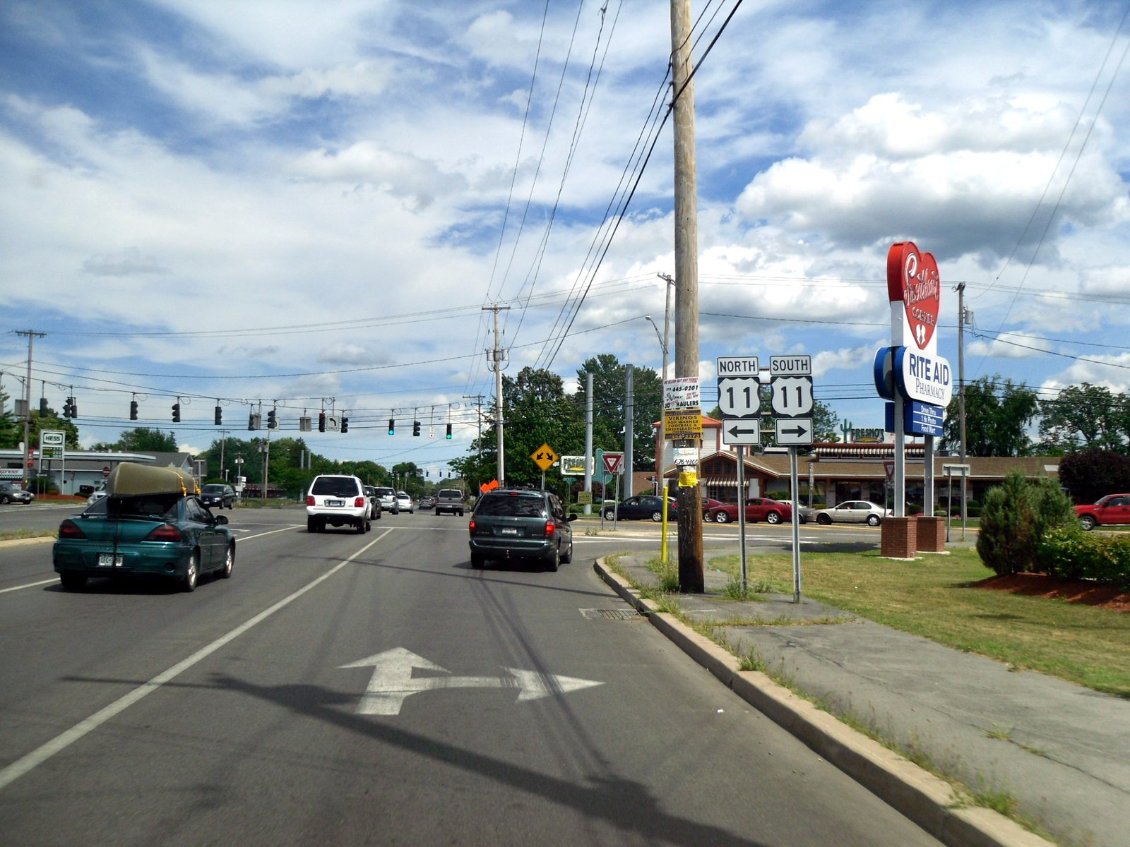 Sweetheart Corners, the US 11-Taft Road intersection in North Syracuse