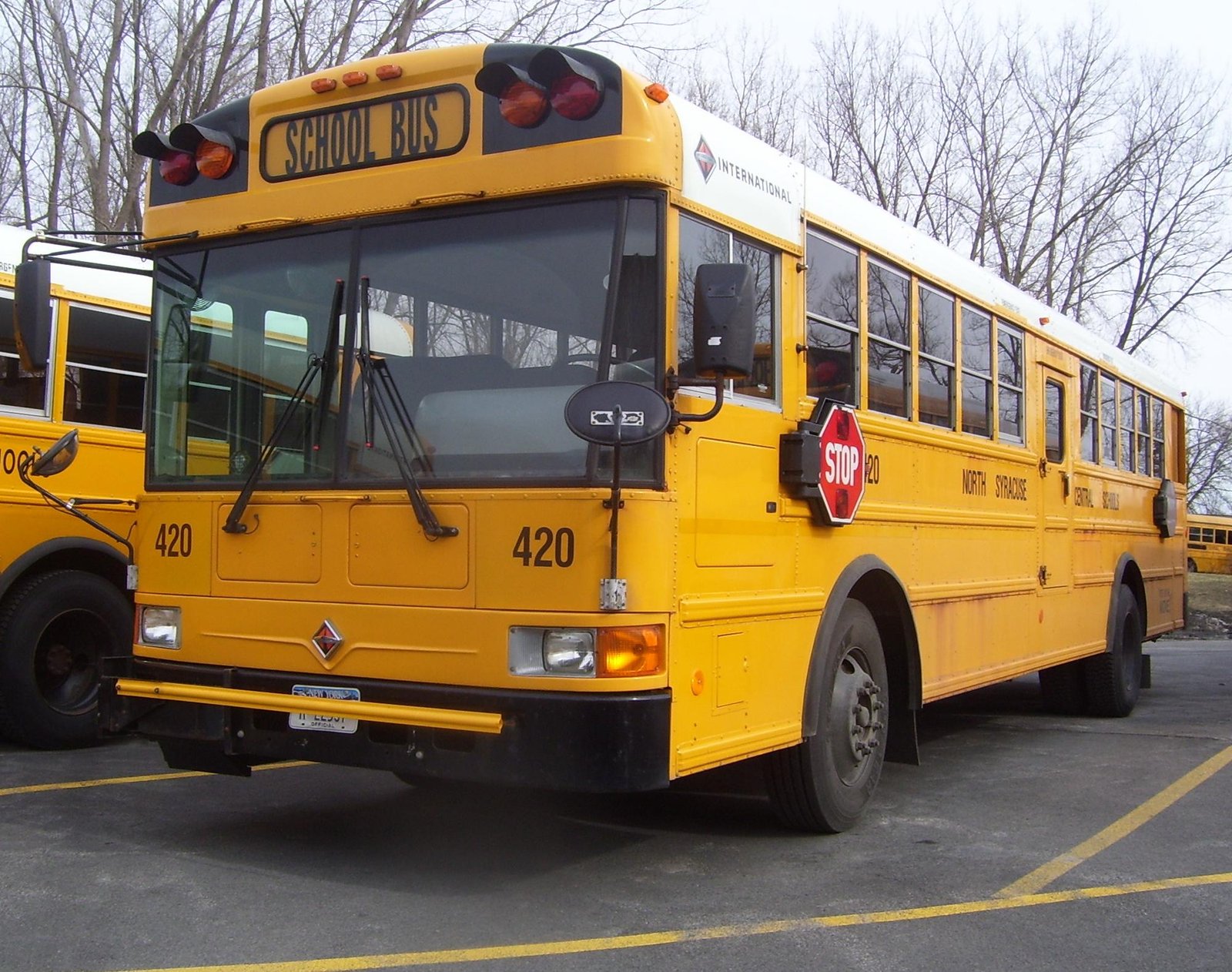 Bus 420 of the North Syracuse Central School District fleet